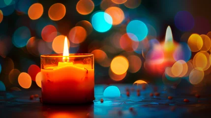 Foto op Plexiglas Light a few candles on the mood of loneliness. subject © khan