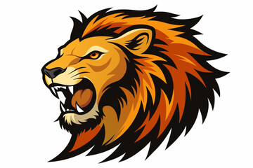 lion head vector illustration