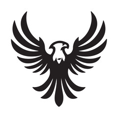 flying eagle logo vector