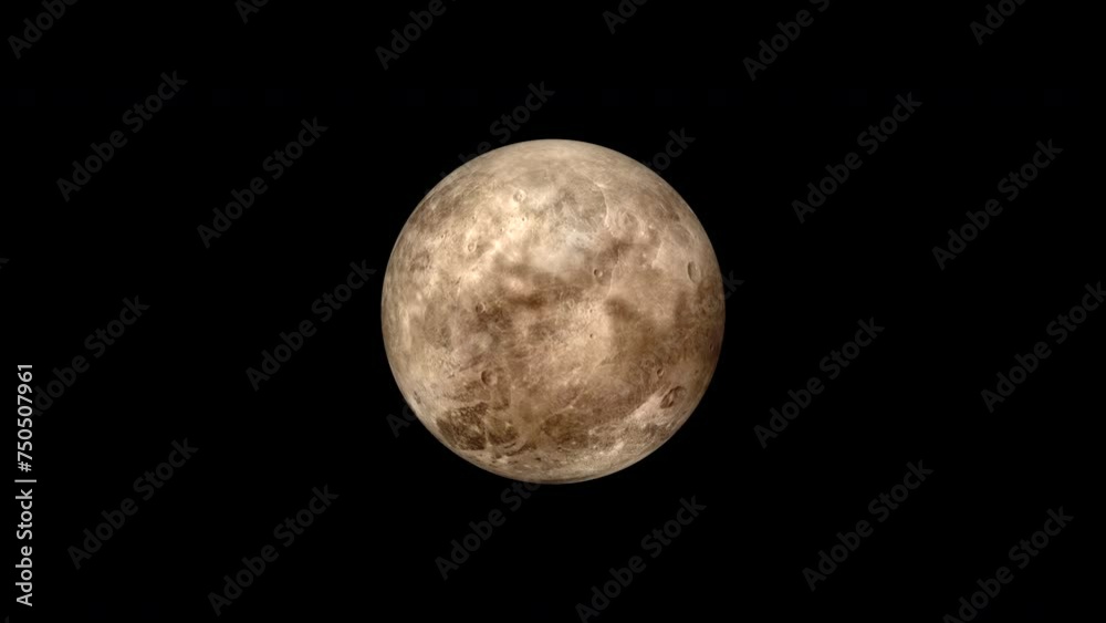 Wall mural pluto planet loop on alpha