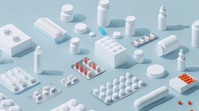 safety and regulation with a detailed photo of controlled substances securely packaged, highlighting their secure handling.