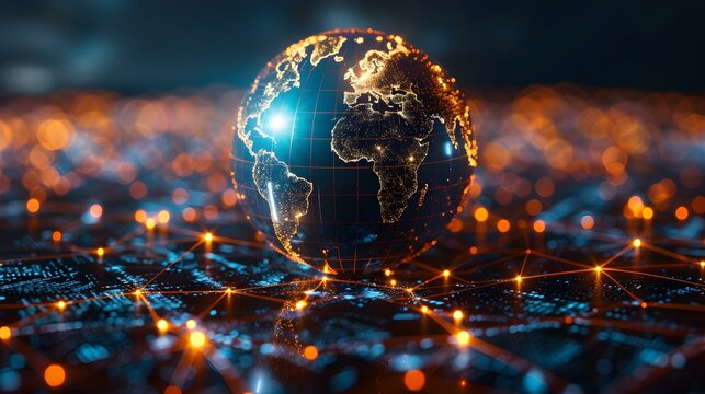 Strategies for Global Growth: HR Recruitment and Customer Service in International Business Connections. Concept Global Expansion, International HR Recruitment, Customer Service Strategies