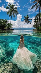 Summer creative background 