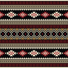 Aztec tribal geometric ethnic seamless pattern. Vintage Native American African Mexican. Ethnic oriental vector background. Traditional ornament. Design textile, fabric, clothing, curtain, wrapping.