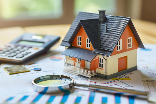 Check, inspect, appraise: Real estate house appraisal concept.