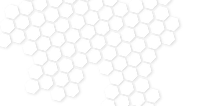 Bright white abstract hexagon wallpaper,Hexagonal abstract background. white texture background . white and hexagon abstract background.Modern simple style hexagonal graphic concept. white backgrund,