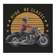 RIDE T HE CLASSIC , CUSTOM T SHIRT DESIGN , SVG , PNG , AI , T SHIRT DESIGN 