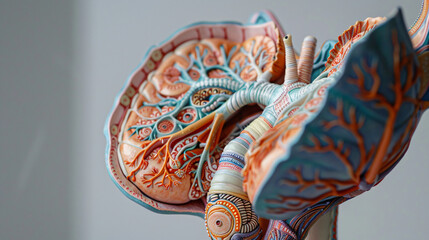 Model of the female reproductive system