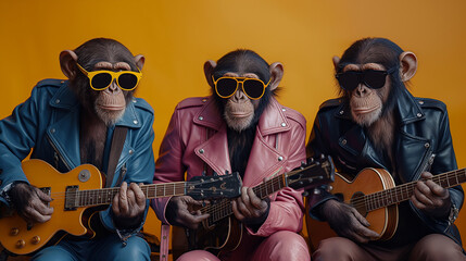 猿のロックバンド