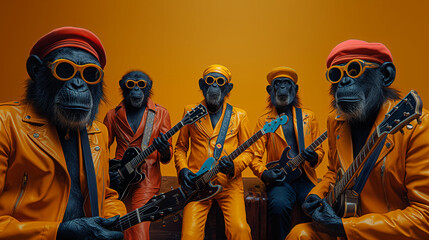 猿のロックバンド