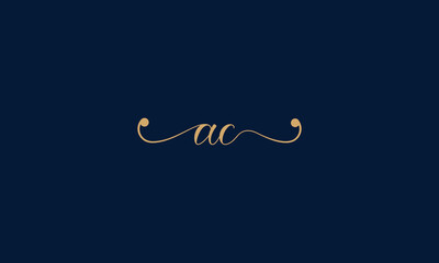AC, CA, A, C, Abstract Letters Logo Monogram