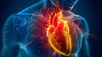 human heart anatomy - 750526902