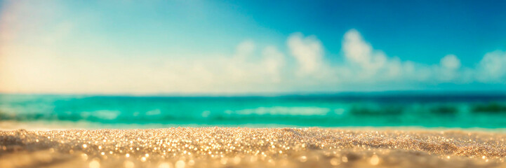shiny sand on the seashore close-up. Selective focus.