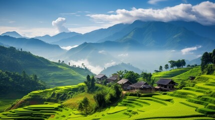 Obraz premium panorama of the mountains