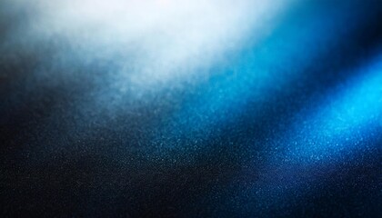 white blue black blurred abstract gradient on dark grainy background glowing light large banner size