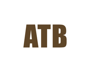 ATB logo design vector template