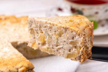 りんごと紅茶のチーズケーキ