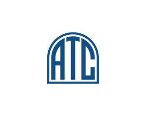 ATC logo design vector template