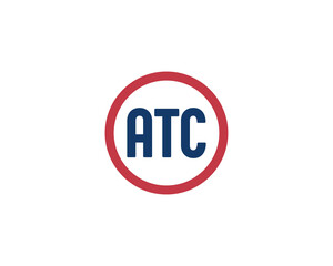 ATC logo design vector template