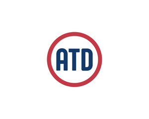 ATD logo design vector template