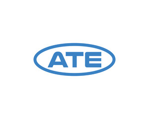 ATE logo design vector template