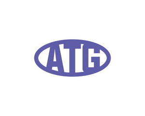 ATG logo design vector template
