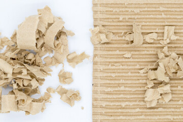 Abstract cardboard for texture background.