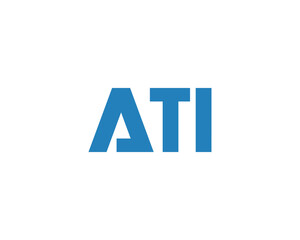 ATI logo design vector template