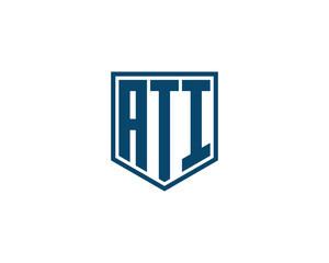 ATI logo design vector template