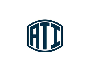 ATI logo design vector template