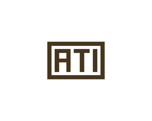 ATI logo design vector template