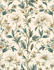 victorian-style-mini-floral-illustration-wallpaper-pattern-featuring-diminutive-blooms-twisted