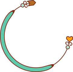 Arrow Symbol Bohemian Style 