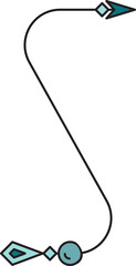 Boho Style Arrow Symbol