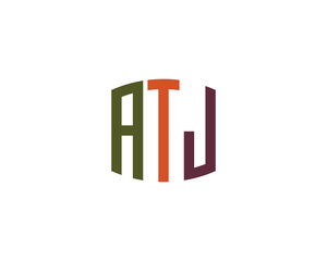 ATJ Logo design vector template