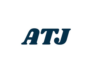 ATJ Logo design vector template