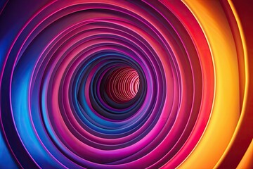 Obraz premium Abstract rings background for business presentation. Radial bright pattern concept. Modern surface texture