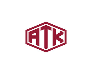 ATK logo design vector template