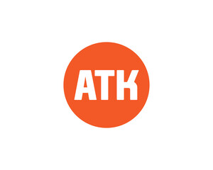 ATK logo design vector template
