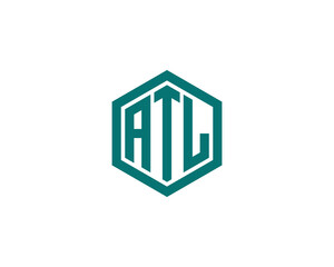 ATL logo design vector template