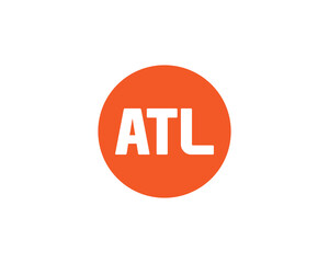 ATL logo design vector template