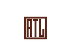 ATL logo design vector template