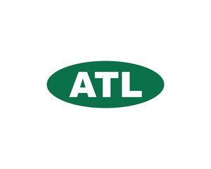 ATL logo design vector template