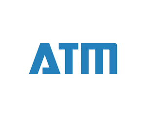 Obraz premium ATM logo design vector template