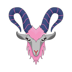 capricorn goat illustration