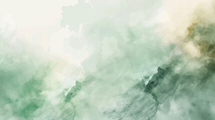 Abstract background watercolor green