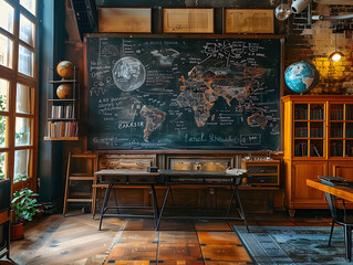 Chalkboard Chronicles: Inspiring Visuals for Educational Resources