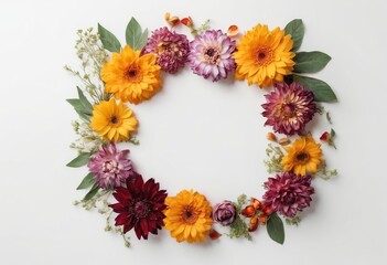 Obraz premium wreath of flowers