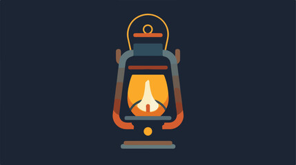 Flat icon for lantern Flat vector