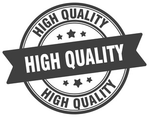 high quality stamp. high quality label on transparent background. round sign